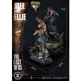 The Last of Us Part I Ultimate Premium Masterline Series socha Joel & Ellie Deluxe Bonus Version (The Last of Us Part I) 73 cm